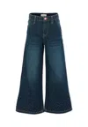 Billieblush Denim Jeans For Girl With Sequins In Blue