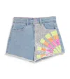 Billieblush Sequined Shorts In Blue