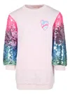 Billieblush Pink Dress For Girl With Sequins In Pink