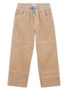 Billieblush Elasticated Waist Corduroy Trousers In Gold