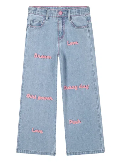 Billieblush Embellished Jeans In Blue