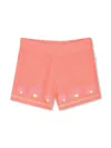 Billieblush Embroidered-design Shorts In Orange