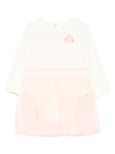 Billieblush Babies' Embroidered-detail Tulle Dress In Pink