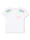 Billieblush Embroidered-logo T-shirt In White