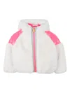 Billieblush Faux-fur Jacket In White