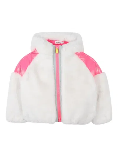 Billieblush Kids' Faux-fur Jacket In White