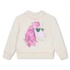 Billieblush Sequin-embellished Sweatshirt In Beige