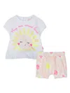 Billieblush Floral-print Short Set In White