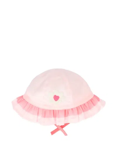 Billieblush Babies' Flower-detail Sun Hat In Pink