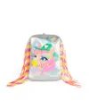 Billieblush Fringed Cowgirl Horse Backpack In Pink