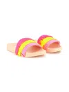 Billieblush Fringed Open-toe Sandals In Pink