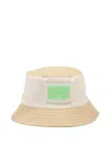 Billieblush Front-patch Bucket Hat In Neutral