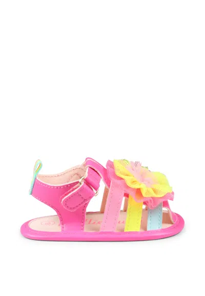Billieblush Kids' Fuchsia Sandals For Baby Girl With Ruffles