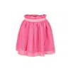 Billieblush Fuchsia Skirt For Girl With Logo In Fuchsia