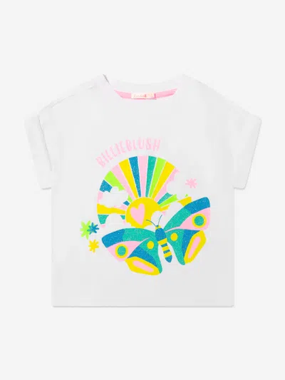 Billieblush Kids' Girls Butterfly T-shirt In White