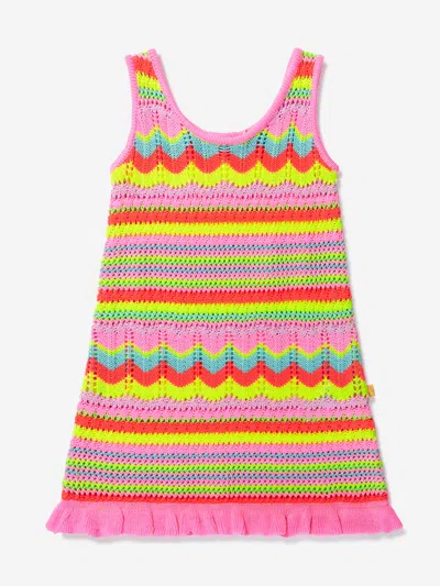 Billieblush Kids' Girls Crocheted Dress In Pink