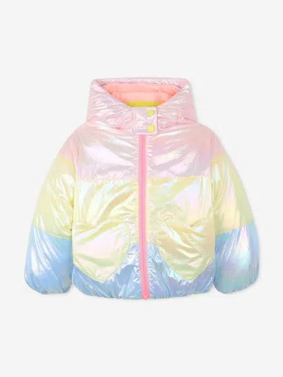 Billieblush Kids'  Girls Down Padded Puffer Jacket In Pink