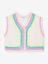 Billieblush Embroidered-motif Waistcoat In Ivory