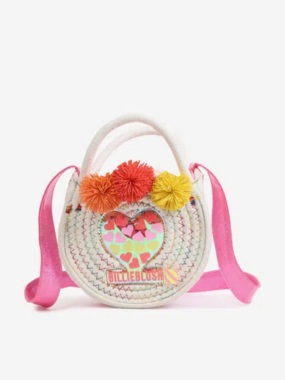 Billieblush Girls Glitter And Pom Pom Bag
