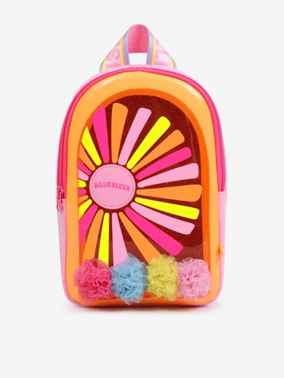 Billieblush Kids' Girls Glitter Sun Backpack In Pink