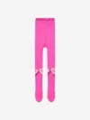 Billieblush Girls Heart Logo Tights In Pink