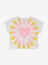 Billieblush Girls Heart T-shirt In White