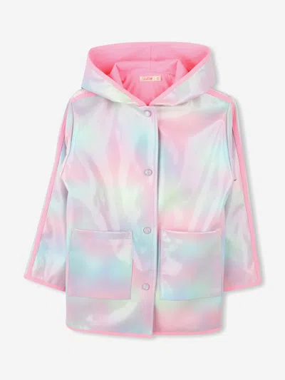 Billieblush Kids' Girls Hooded Raincoat In White