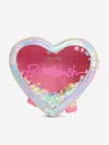 Billieblush Girls Iridescent Confetti Heart Backpack In White