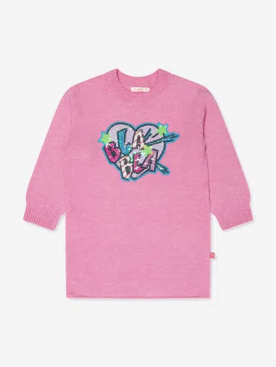 Billieblush Kids' Girls Knitted Dress In Pink