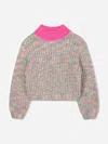 Billieblush Girls Knitted Jumper In Multi