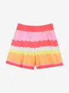 Billieblush Girls Knitted Striped Shorts In Multi