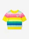 BILLIEBLUSH GIRLS KNITTED STRIPED SWEATSHIRT