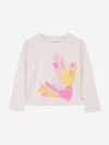 Billieblush Girls Long Sleeve Love T-shirt In Pink