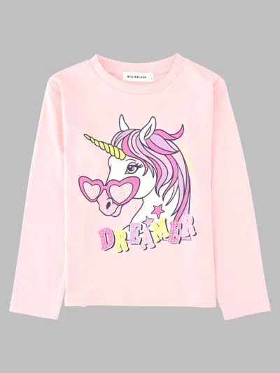 Billieblush Girls Mini Graphic Cotton T-shirt In Pink