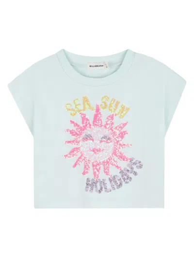 Billieblush Girls' Mini Graphic Tee In Green