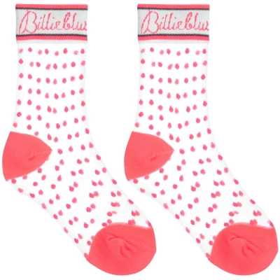 Billieblush Babies' Girls Pink Dotty Socks In Multi