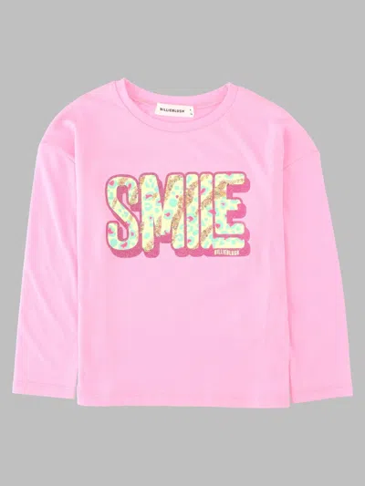 Billieblush Girls Pink Graphic Mini Tee Shirt