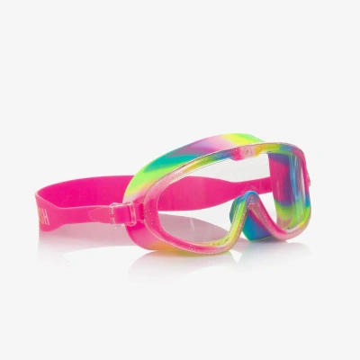 Billieblush Kids' Girls Pink Rainbow Swimming Goggles