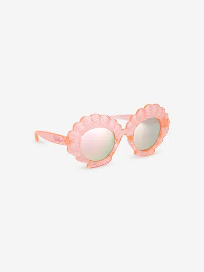 Billieblush Babies' Girls Seashell Sunglasses (anti Uv 400) In Pink