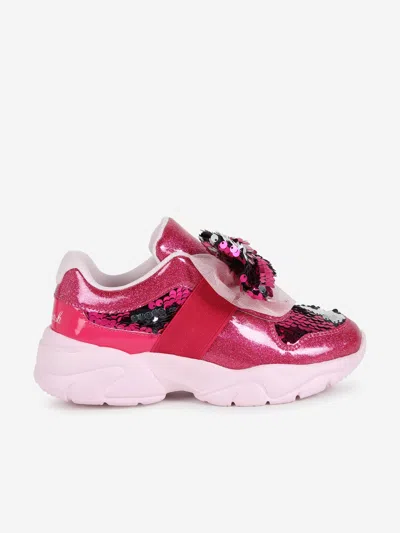 Billieblush Kids'  Girls Sequin And Glitter Trainers In Pink