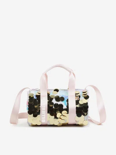 Billieblush Kids' Girls Sequin Duffle Bag In White