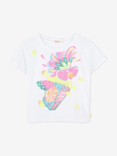 Billieblush Babies'  Girls Sequin Popcorn T-shirt In White