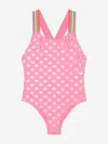 Billieblush Girls Pink Seashell Swimsuit In Pink
