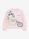 Billieblush Girls Shiny Dream Knitted Jumper In Pink