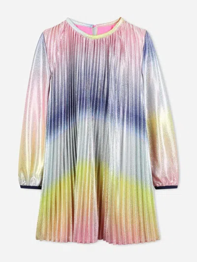 Billieblush Babies'  Girls Shiny Pleated Gradient Dress In Multi