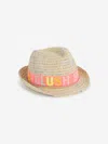 Billieblush Logo-jacquard Woven Hat In Pink