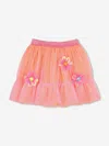 Billieblush Flower-appliqué Tutu Skirt In Pink