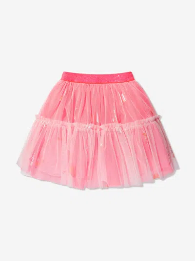 Billieblush Kids' Girls Pink Tulle Tutu Skirt