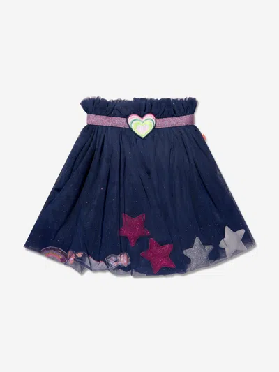 Billieblush Kids' Girls Tulle Star Skirt In Blue