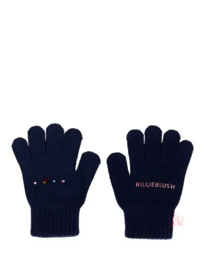 Billieblush Gloves Main Feature "kid Girl Fall" In Blue